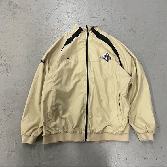 Nike Purdue Boilermakers Mens Full Zip Clima Fit Windbreaker Jacket Size XXL - Picture 1 of 8